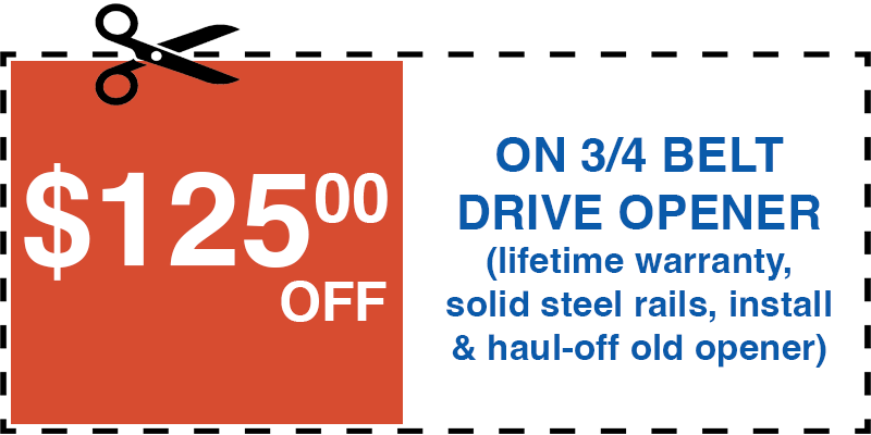 125 off garage door opener Brentwood